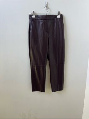 Aritzia Babaton quiet luxury elevated basic faux leather pants